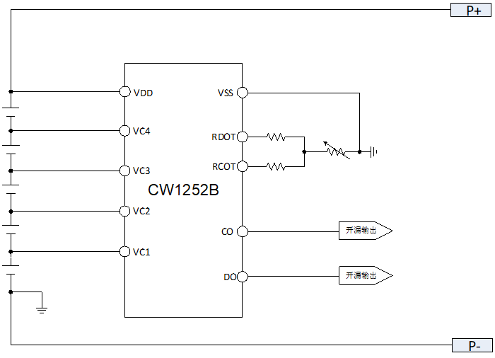 CW1252B ´øÎ¶ȱ£»¤µÄ5½Ú¶þ¼¶±£»¤Ð¾Æ¬